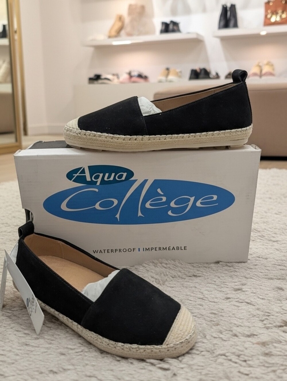 Aqua College Blink Waterproof Suede Espadrilles Flats Women's Sz 5.5 🆕